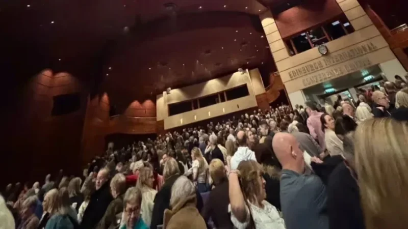 Edinburgh Show Halted and Crowd Evacuated Due to Incident