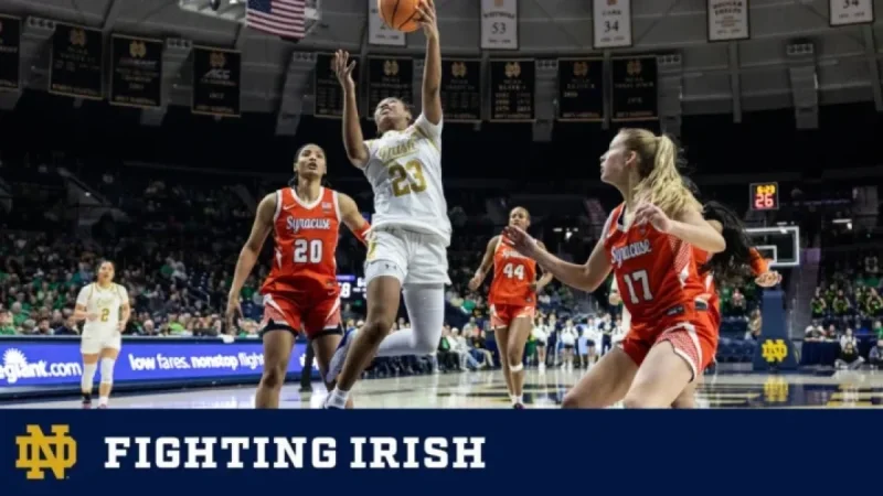 Notre Dame Concludes Regular Season Against No. 10 Louisville