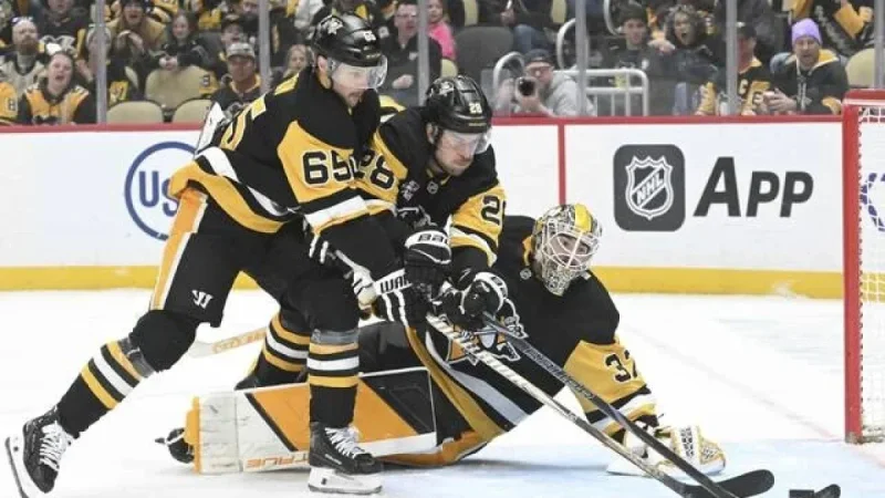 Penguins Dominate Golden Knights; Arturs Silovs Achieves Shutout Victory