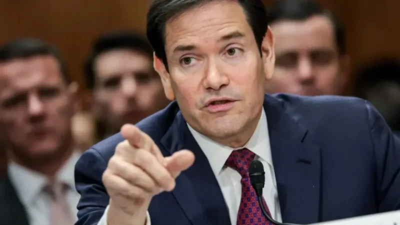 Rubio: Israeli Plans Prompted US Strikes on Iran