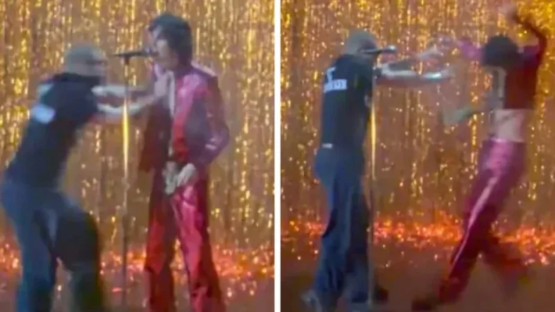 Singer Pushed Off Stage During Brit Awards Performance In Viral Video