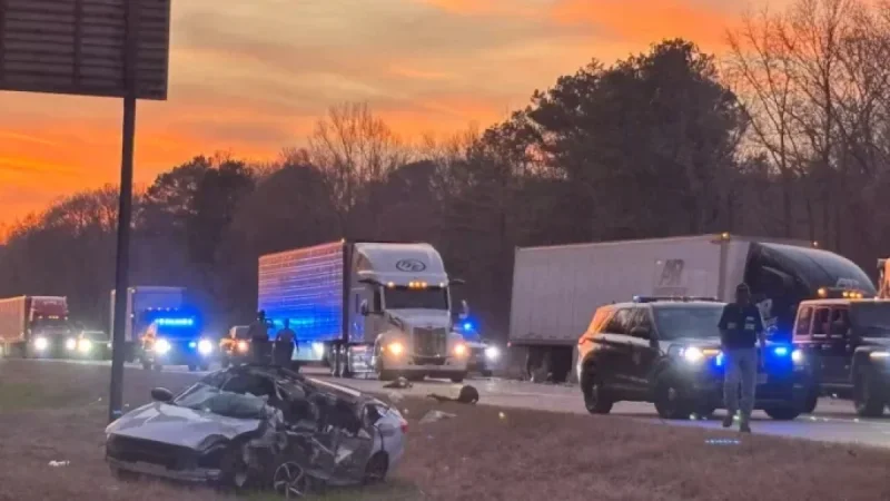 Two Hospitalized After Crash Involving 18-Wheeler