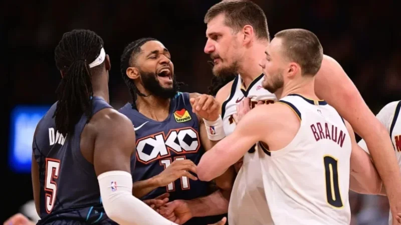 Nikola Jokić’s Intense Gaze: Unrivaled Playoffs Preview Revealed