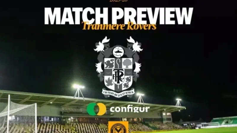 Tranmere Rovers Gear Up for Anticipated Match: Preview