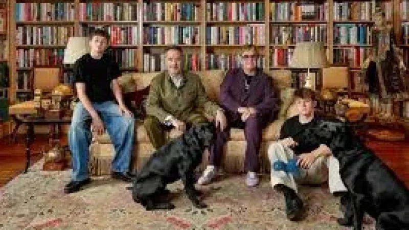 Celebrity News — Elton John’s family portrait hung in National Portrait Gallery (celebrity news)