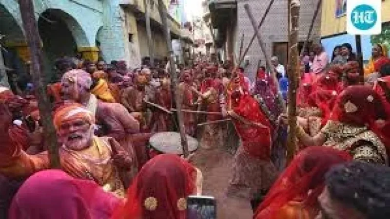 Holi Festival Reveals a Fractured Tradition: Bonfires of Renewal, Playful Beatings and Martial Pageantry