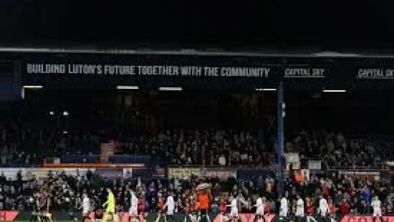Luton Town Fc: Semi-final Almost a Sell-Out as Adebayo Nears Return