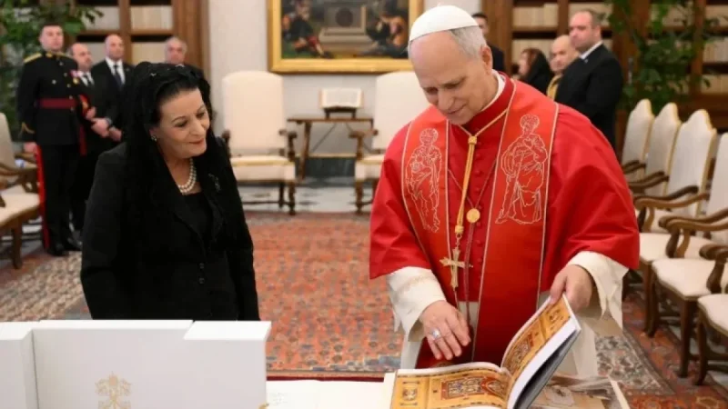 Pope Leo XIV receives the President of the Republic of Malta at the Vatican