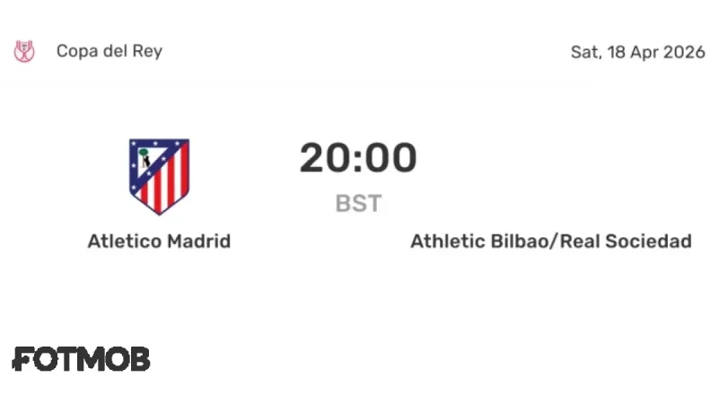Real Sociedad Vs Athletic Club as the Copa del Rey semi-final reaches its decisive second leg