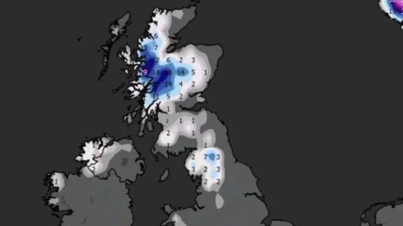 Snow maps show 25 towns bracing for an eight-day winter blast