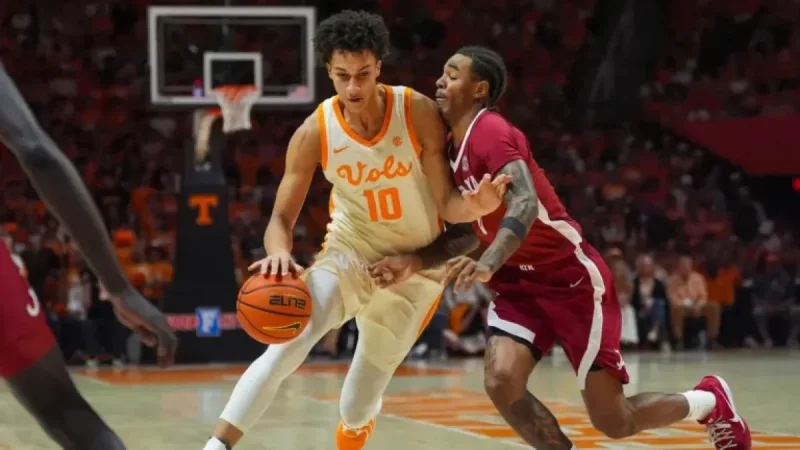 Tennessee Forward Nate Ament Out vs South Carolina Due to Injury