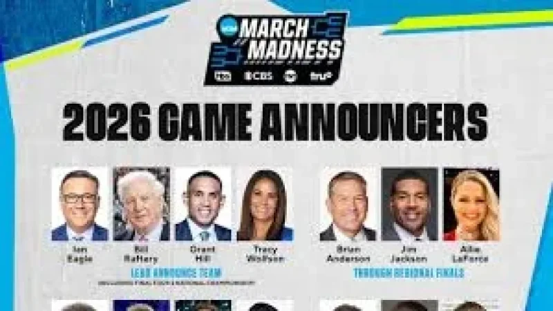Tnt and CBS Sports Unveil 2026 March Madness Commentator Lineup — Vitale to Call First March Game
