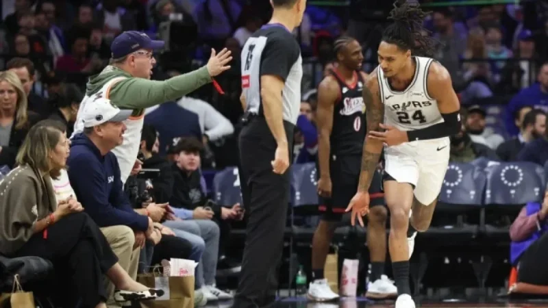 VJ Edgecombe Injured in Sixers’ Humiliating Loss to Spurs