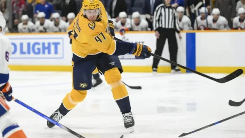 Wild Trade 2nd-Round Pick to Predators for 6’6″ Center McCarron