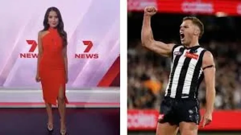 Channel 7: More than puppy love between Pies star and TV weather queen — the framing that matters