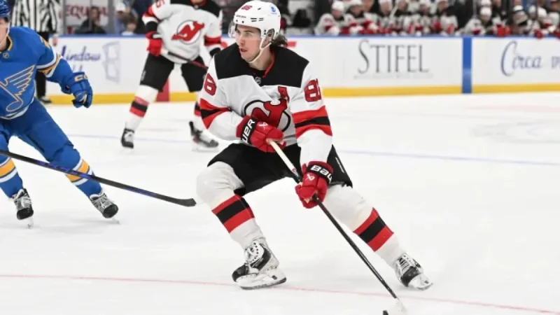 Luke Hughes Reacts as Jack Hughes Returns to NHL Day Job