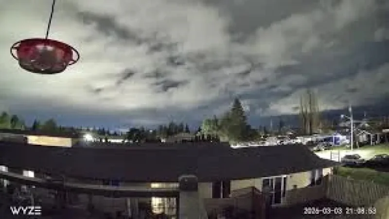 Meteomedia: Fireball Spotted in WA and B.C., NASA Confirms