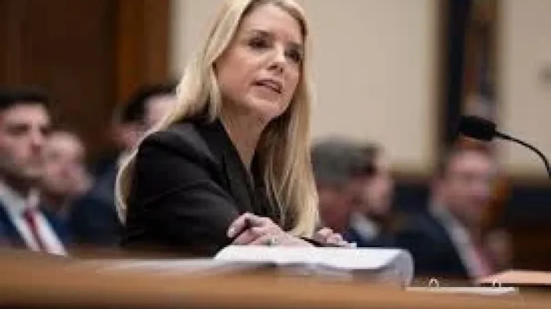 Pam Bondi Subpoena Reveals House Rift and Department Failures Over Epstein Files