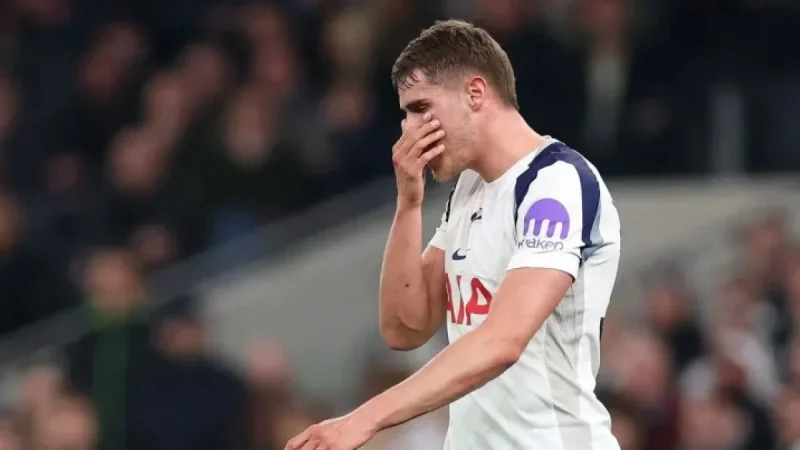 Tottenham Hotspur F.c. as Anfield visit looms after Van de Ven red card
