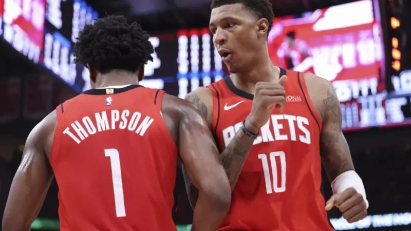 Amen Thompson injury status at an inflection point ahead of the Warriors game