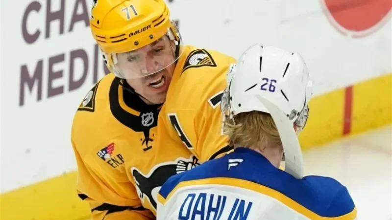 Evgeni Malkin Faces Suspension for High Slash in Penguins’ Loss to Sabres