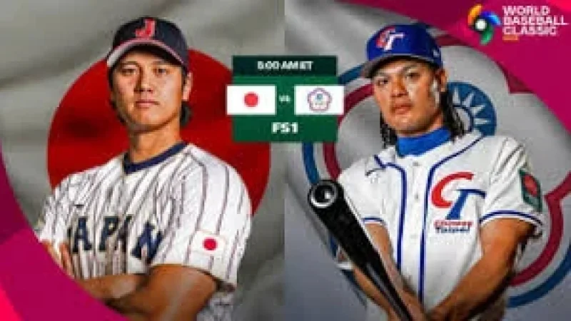 Japan Vs Chinese Taipei as the Classic Title Defense Begins at 5 a.m. ET