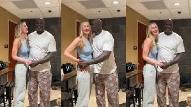 Social Media Reacts to Shaquille O’Neal Meeting World’s Tallest Model Ekaterina Lisina in Playful Video
