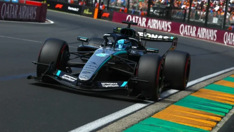 George Russell Leads Final Australia Practice; Kimi Antonelli Crashes Late