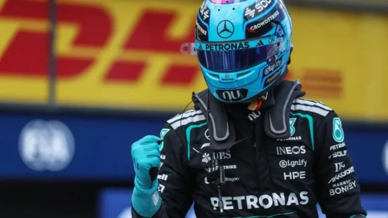 George Russell Secures Pole as Verstappen Crashes Out