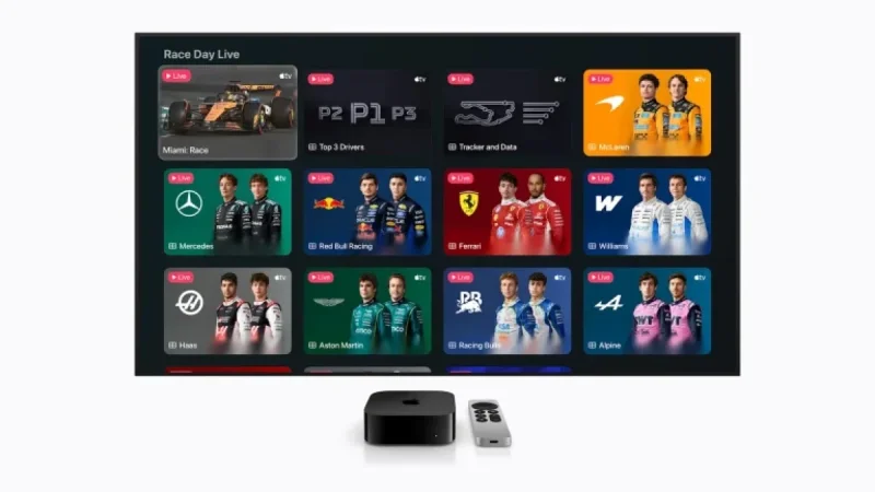 Apple Tv will be the exclusive U.S. home as Formula 1 season begins this weekend