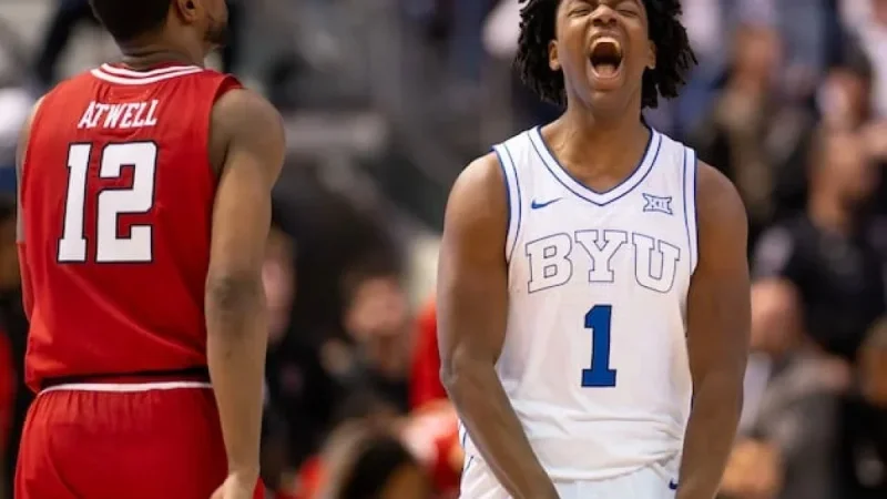 BYU Shocks No. 10 Texas Tech with 82-76 Victory