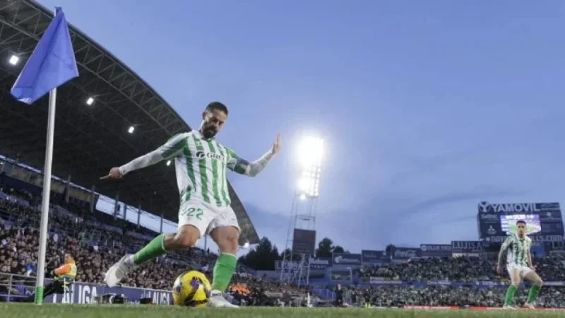 Getafe – Betis: Betis a meter from fifth at the Coliseum
