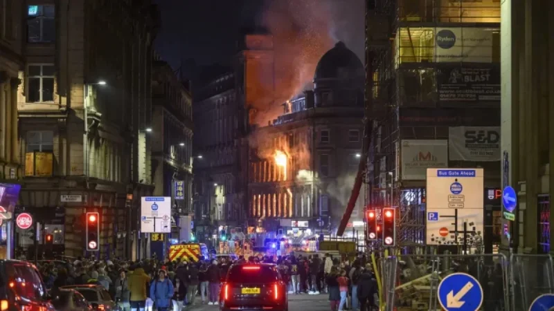 Glasgow Fire at Vape Shop Shuts Scotland’s Busiest Station Despite No Casualties