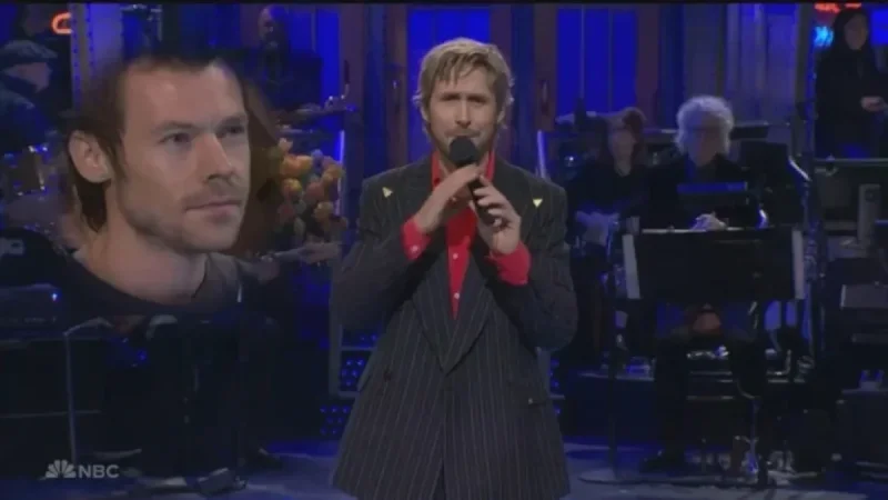 Harry Styles Interrupts Ryan Gosling’s “SNL” Monologue