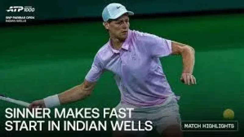 Sinner Tennis Player: 3 Telling Signs Behind His ‘Light and Loose’ Indian Wells Approach