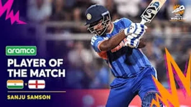 Washington Sundar as India edge England by seven runs to reach T20 World Cup final