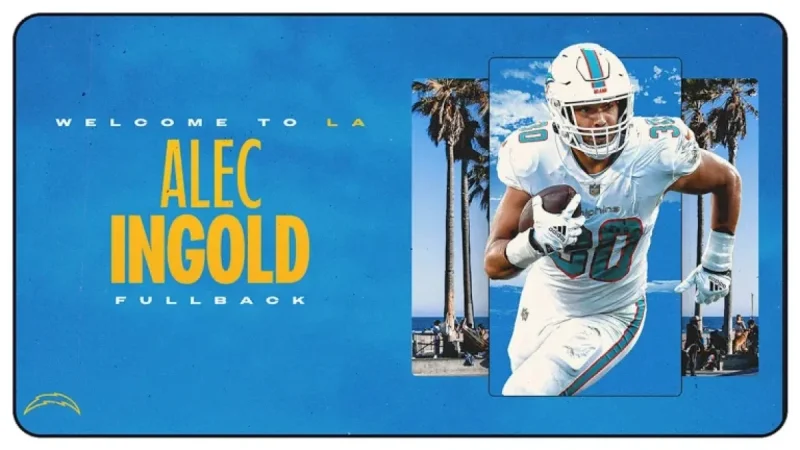 Chargers Secure Pro Bowl Fullback Alec Ingold with New Agreement