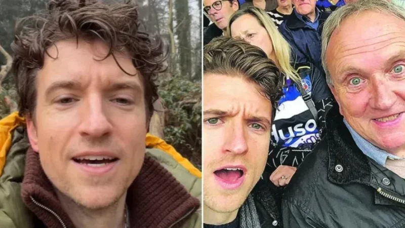 Greg James reveals his father is in ICU as Red Nose Day ride begins