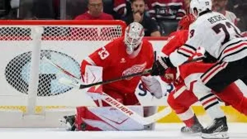 John Gibson Leaves Game After Crease Collision as Red Wings Weigh Next Goaltending Move