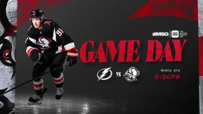 Lightning Vs Sabres as the Atlantic race hits an inflection point at 6 p.m. ET
