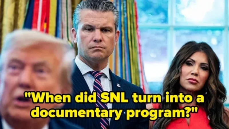 SNL Spoofs Kristi Noem and Pete Hegseth, Sparks Reactions