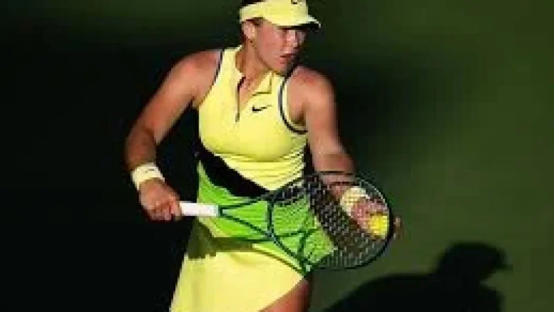 Andreeva’s 100th win at Indian Wells turns a 50-minute rout into a milestone