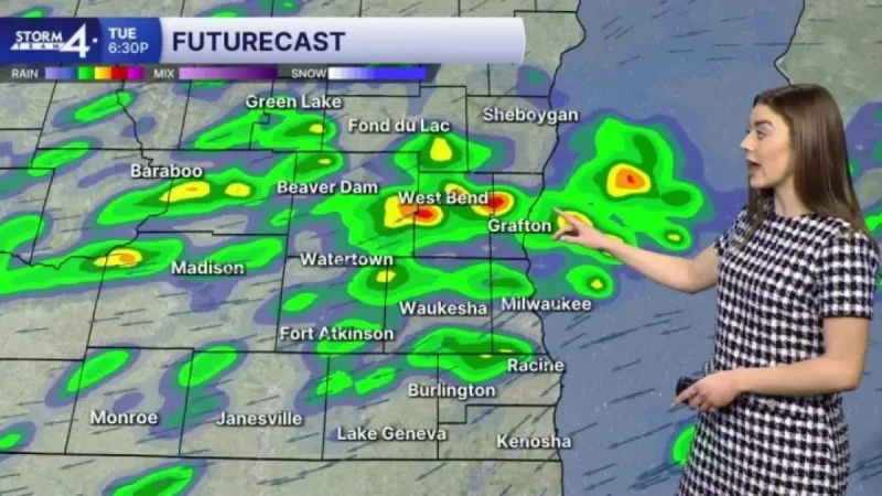 Ice Storm Warning: Southeast Wisconsin Braces for Hail Tonight, Then a Rain-to-Mix Shift by Morning