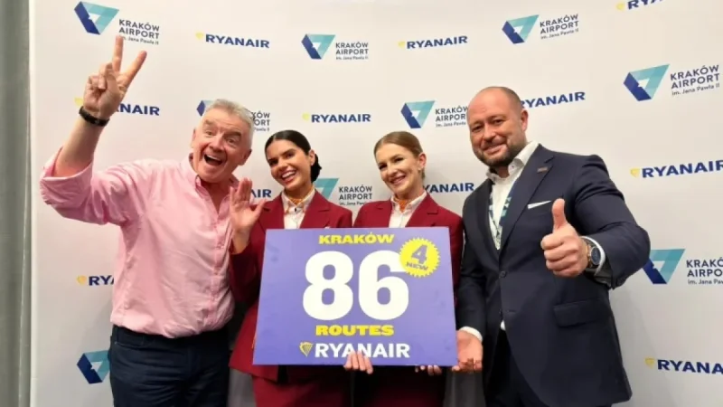 Ryan Air Adds 3 B-737s in Kraków — $1.5bn Investment Reveals Hub Strategy Behind Summer Route Surge