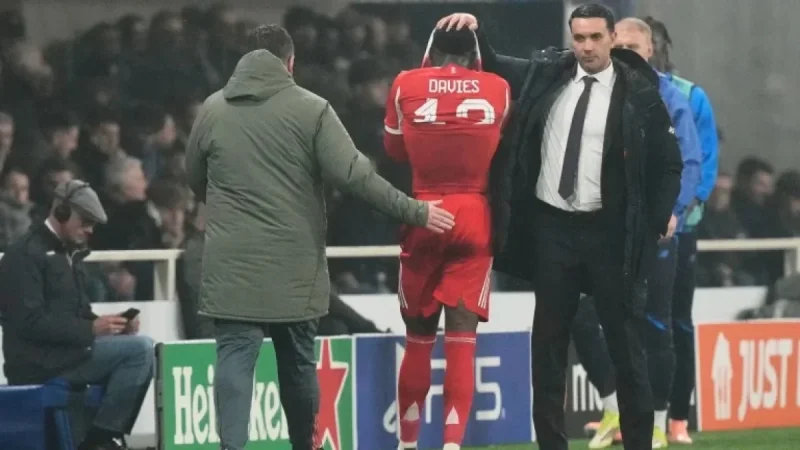 Alphonso Davies: Tears and Early Exit in Bayern’s Champions League — Breaking Injury Raises World Cup Concerns