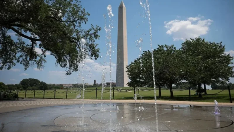Dc Weather: Record mid-80s heat in DC collides with a Thursday cold-front reversal