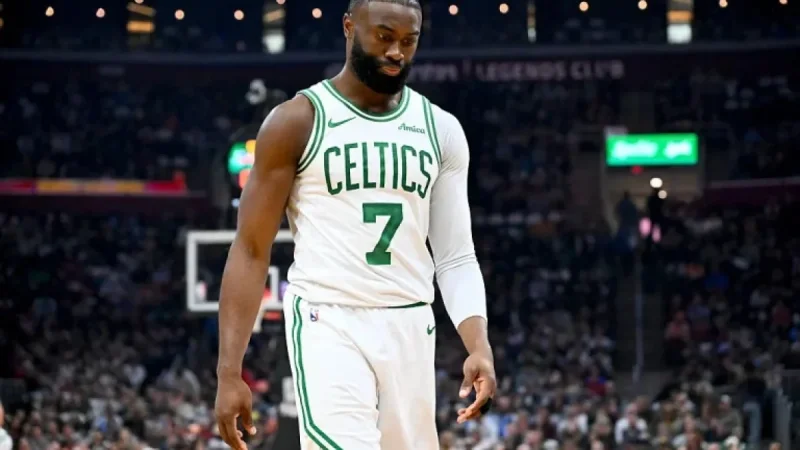 Jaylen Brown Ejected in First Half After Argument with Officials in Battle with Spurs