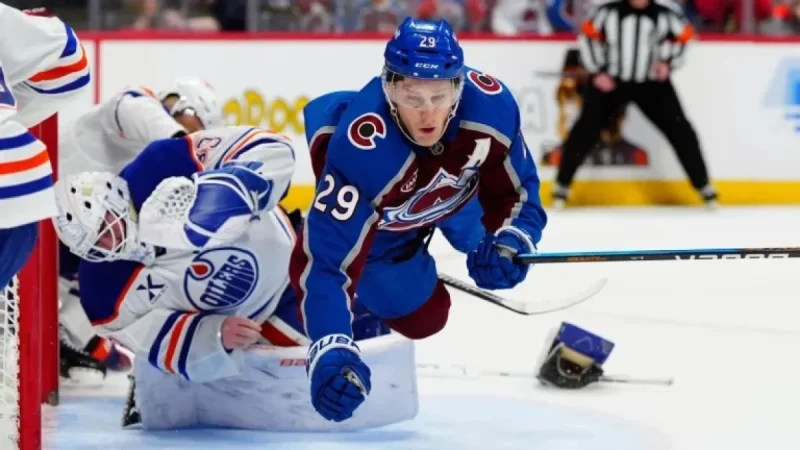 Nathan MacKinnon’s Ejection Shocks as Avalanche Fall for Goalie Interference
