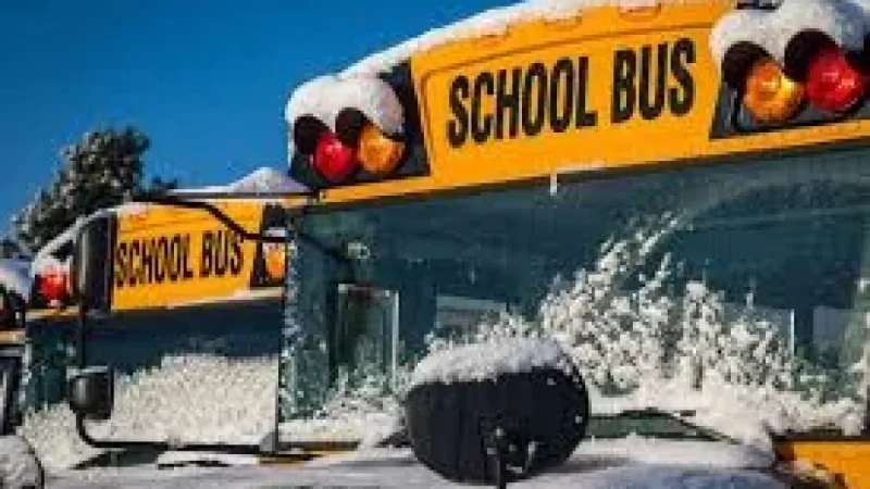 School Bus Disruptions Loom as Freezing Rain, Winter Storm Warnings Hit Southern Québec