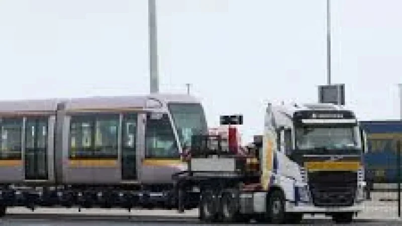 Luas burnt out during Dublin riots arrives home after €5m repairs in France — a tram’s long return